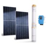 BOMBA SUMERG 0.75HP C/2 PANEL SOLAR DOMOSA 25-DSS-75-60