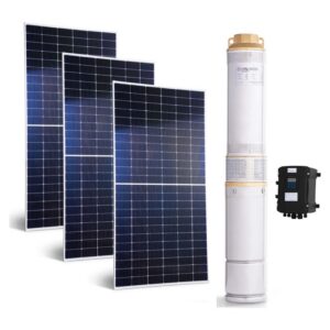 BOMBA SUMERG 1.7HP C/4 PANEL SOLAR DOMOSA 25-DSS-170-53