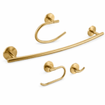 ACCESORIO P/BA?O 4PZA DORADO GRIVEN GV-GH60200-FBS