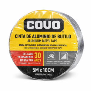 CINTA ALUMINIO 10CMX5MT COVO CV-BW-1515