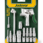JGO PISTOLA AIRE C/ACC 1/4″ 17 PZA JADEVER JDQP9421