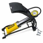BOMBA T/PEDAL P/INFLAR 120PSI C/MANOM PLAST COVO CV-FTP-2