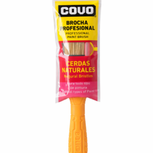 BROCHA M/PLAST 1" NEGRA COVO CV-PD01-1B