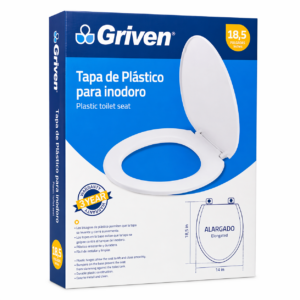 ASIENTO WC 18.5" ALARG BLANCO GRIVEN A367-KJ932UB