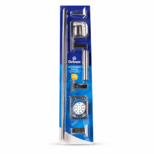 ACCESORIO P/BA?O 4PZA CROM GRIVEN A367-SH8001E