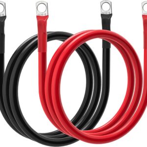 CABLE AUXILIAR P/BATERIA 350AM PX3.66MT COVO CV-BC-6AWG-12FT