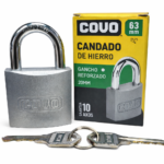 CANDADO PLANO 63MM HIERRO CJA COVO CV-PDI-63MM