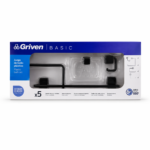 ACCESORIO P/BA?O 5 PZA NEGRO GRIVEN GVB-BSB-5PCS