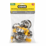 ABRAZADERA C/MANGO 3/4″-1.1/2″ 10PZA METAL COVO CV-HCH-16