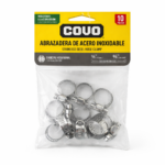 ABRAZADERA CREMALLERA 1.1/4″- 2″ X10 PZAS METAL COVO CV-HC24
