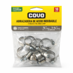 ABRAZADERA CREMALLERA 3/8″- 5/8″ 10PZA METAL COVO CV-HC-4