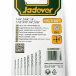 JGO MECHA ACERO HSS 1/8″-5/16″ 7 PZA JADEVER UJDTD3K01