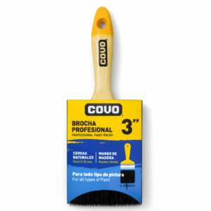 BROCHA M/MAD 3" NEGRA COVO CV-PRW-3B