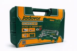 JGO DADO C/RACHET 1/2″ 25 PZA JADEVER JDST2D25