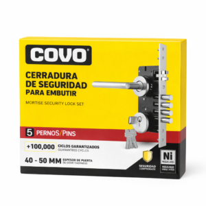 CERRADURA EMBUTIR P/PRINCIPAL A/INOX CJA COVO CV-SASHSET-SN