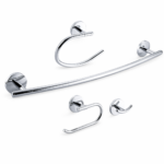 ACCESORIO P/BA?O 4PZA CROM GRIVEN GV-CH60200-FBS
