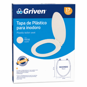 ASIENTO WC 17" STD BEIGE GRIVEN GV-TS-17-IV