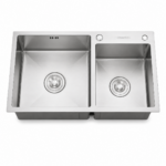 FREGADERO 2TINA B/TOPE 78X45X 22CM GRIVEN ELITE GRV-7845D