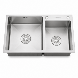 FREGADERO 2TINA B/TOPE 78X45X 22CM GRIVEN ELITE GRV-7845D
