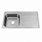 FREGADERO 1TINA 100X50X15CM DER C/ESCURR GRIVEN 10050EF