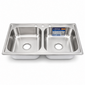 FREGADERO 2TINA 83X55X15CM GRIVEN A367-8456D