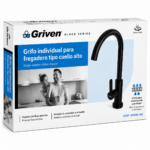 GRIFERIA FREG C/CISNE NEGRA METAL GRIVEN A367-SH900-BK
