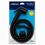 DUCHA TELEF 1.20MT NEGRO GRIVEN GV-SHBIDB-1