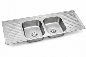 FREGADERO 2TINA 150X50X16CM DOB ESCURR GRIVEN A367-15050D