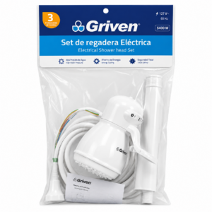 DUCHA ELECTRICA 54W 110V GRIVEN GV-GT04-SET