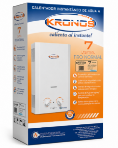 CALENTADOR INSTANTANEO GAS LICUADO 7LT/MIN KRONOS KINF7L