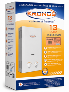 CALENTADOR INSTANTANEO GAS LICUAD 13LT/MIN KRONOS KINF13L
