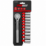 JGO DADO C/RACHE 1/2″ 11PZA PROMAKER PRO-DD525