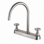 GRIFERIA FREG DOB A/INOX SATIN GRIVEN GVS-SSF-2B