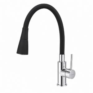 GRIFERIA FREG DOB C/CISNE A/INOX NEGRO GRIVEN A367-BF801