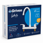 GRIFERIA FREG DOB C/CISNE BLANCO GRIVEN WHITE GV-WF-1B