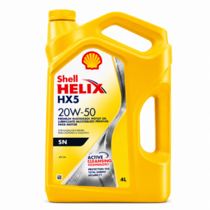 ACEITE MULTIGRADO 20W50 4LTS HELIX HX5 SHELL