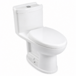 WC ONE PIECE VINCI ELONG BOTON BLANCO VENCERAMICA 321CA