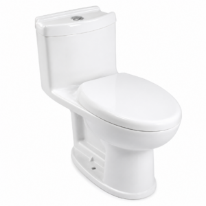 WC ONE PIECE VINCI ELONG BOTON BLANCO VENCERAMICA 321CA