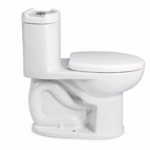 WC ONE PIECE VINCI ELONG BOTON BLANCO VENCERAMICA 321CA