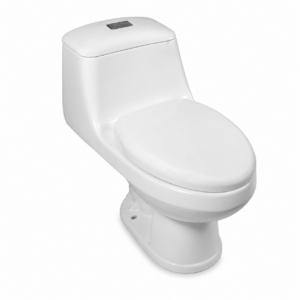 WC ONE PIECE RIMINI ELONG BOTON BLANCO VENCERAMICA