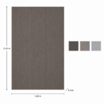 LAMINA DEC ADHE PVC C/FIBRA GR 1.22X2.44X5MM ZAXON YW10-06