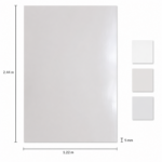 LAMINA DEC ADHE PVC C/FIBRA BL 1.22X2.44X5MM ZAXON YW10-11