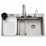 FREGADERO INTEL EMP A/INOX CRO P/DIGIT 80*46*22CM ZAXON 5015E