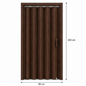 PUERTA PLEGABLE 90CMX200CMX6MM MADERA ROBLE IDHEA AG-FDF461-2
