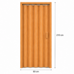 PUERTA PLEGABLE 90X210CMX0.6MM CEDRO CHERRY IDHEA AG-FDF462