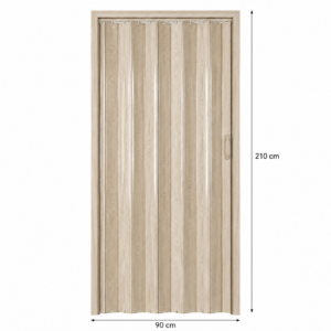 PUERTA PLEGABLE 90X210CMX0.6MM BEIGE HOME KIT OAK-00D