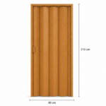 PUERTA PLEGABLE 90X210CMX0.6MM CEDRO HOME KIT ASH-02