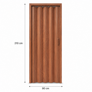 PUERTA PLEGABLE 90X210CMX0.6MM MADERA HOME KIT ELM-384