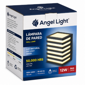 LAMPARA LED PARED 12W 40K 100/265V ANGELLIGHT AL-ASWL-40