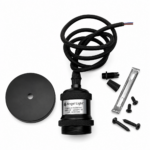 LAMPARA COLG 1MT E-27 S/BOMB NEGRO ANGEL LIGHT A105-DSYD-B
